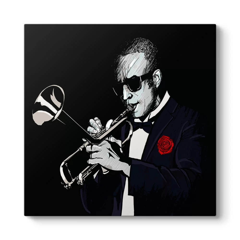 Ray Charles Vektörel Tablosu - Model 3